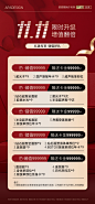 双11充值会员活动海报