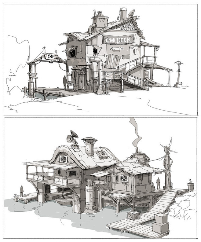 Boathouse sketches