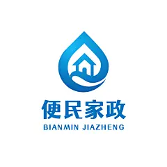 家政清洁保洁服务宣传简约图形LOGO