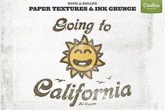 凸版印刷套效果图纹理图层样式素材 Letterpress relief printing kit #1064165-设计元素-美工云(meigongyun.com)