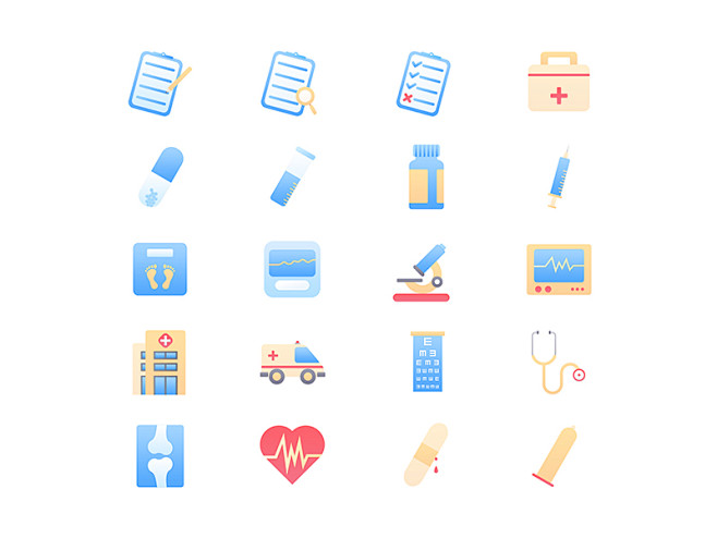 Icons for Health Pro...