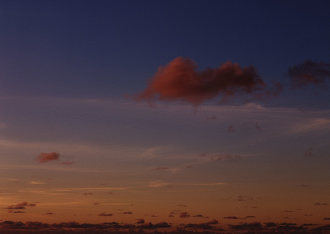 晚霞晨霞天空云朵背景