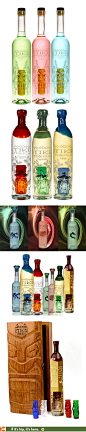 Voodoo Tiki Tequila Bottles and packaging PD | Drink-Bottle & Gift #采集大赛#