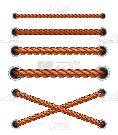 绳子,多样,绘画插图,线绳,矢量,白色背景,船,背景分离,边框,四方连续纹样