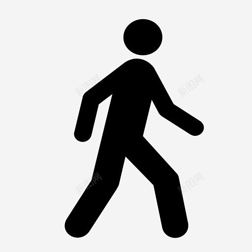 步行人行横道人形图标高清素材 人 人形 人行横道 步行 行人 免抠png 设计图片 免费下载