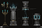 DOOM - Argent Breach Props, Emerson Tung : Concepts done for environment and props in Argent Breach, a map in DOOM DLC Hell Followed<br/>All Images © id Software, LLC, a Zenimax Media Company.