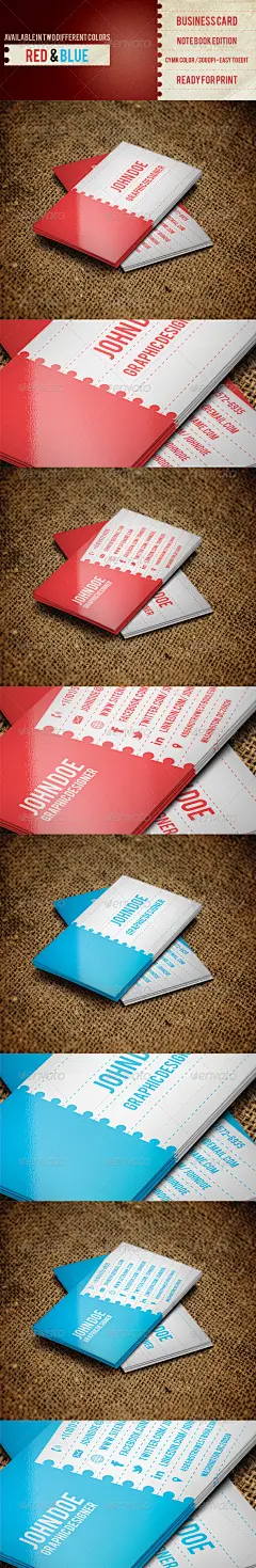 打印模板 - 名片笔记本版| GraphicRiver