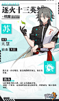 十三英杰 人设 崩坏三
