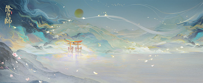 阴阳师-紧那罗背景板