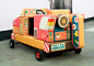 Brosmind WAGON : Brosmind WAGON is a hilarious car covered with beanbags and powered by pedals created for the collective exhibition ON! Handcrafted Digital Playgroundswhich is taking place at the Contemporary Arts Center of Cincinnati, Ohio. All the visi