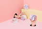 Oh!Tomi 马卡龙 可爱 甜心 设计 包装 飞马 糖果色