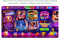 game design ui design art 3d icons ILLUSTRATION  Digital Art  Slots Game casino St Patricks Day