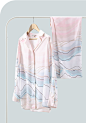 嫚熙孕妇睡衣春秋产妇产后喂奶家居服夏季薄款天丝哺乳月子服套装-tmall.com天猫