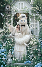 小姐姐说想要法式油画婚纱莫奈花园猫猫守护 - 小红书
