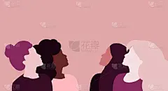 女子抬头，少女齐，简单平向量