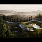 Villa in Italy : Villa in Tuscany, Italy. Perfect countryside house with beautiful views over the hills and fields.