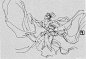 舞蹈速写，陈玉先 ​​#山水国画##最美中国画#