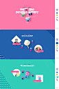 展开想象力！Baskin-Robbins冰淇淋食品卡通HTML5酷站。酷站截图欣赏-编号：9001451