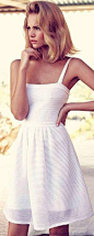 Christian Dior White Summer Dress.