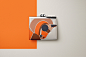 Fashion  luxury branding  hermes art direction  textile design  orange Digital Art  product moodboard