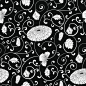 Seamless pattern with chinese ornament chrysanthemum