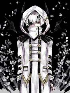 东京喰种 金木研 万圣节风格 动画漫画 手绘 二次元 插画 壁纸 同人 东京食尸鬼