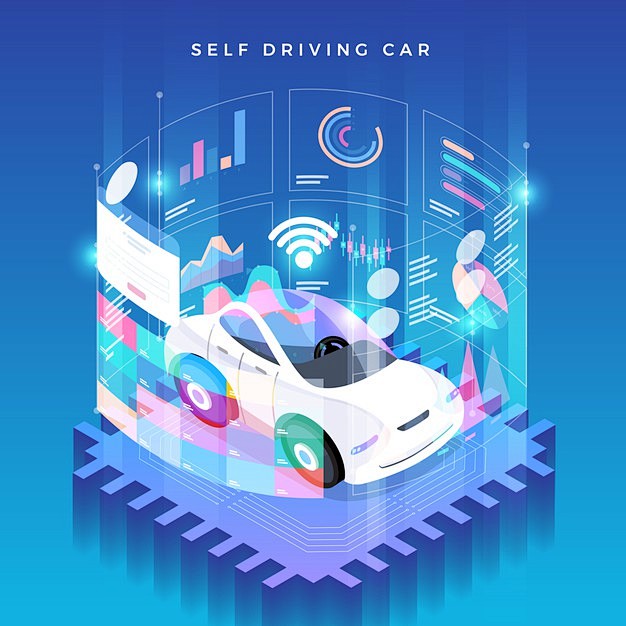 自主自动驾驶汽车传感器智能汽车无人驾驶汽...