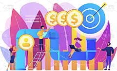 概念,销售职位,活力,创造力,分离着色,信息图表,商务人士,结论