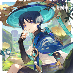蓝色小恐龙orz采集到原神插图