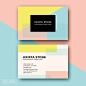 Fully customizable business card templates in chic pastel colors (or any color you choose!) now available @ www.novadonna.me: 