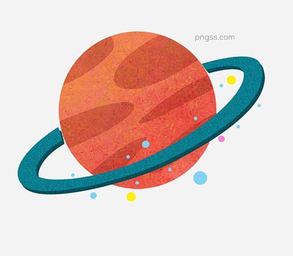 手绘太空探索之星球插画图片大小914x8...