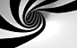 3D视图抽象的黑色和白洞简约壁纸（#341019）/ Wallbase.cc