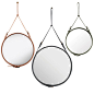 Shop SUITENY for the Adnet mirror designed by Jacques Adnet, Gubi, and more designer mirrors, leather mirrors, round mirrors and designer accessories: 