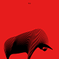 Animals in Moiré | 3 - two lines on Behance