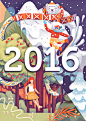 2016 calendar : a personal project - iliustrations for 2016 calendar