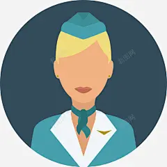 空姐服务圆形公寓图标高清素材 页面 设计图片 页面网页 平面电商 创意素材 png素材