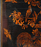 Detail 11 - Early André-Charles Boulle Floral Marquetry Panel c1690 at the Bowes Museum