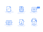 Icons for different file types