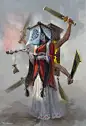 Chinese Magician, Tim Löchner : Finished personal fantasy cahracter of a Chinese magician.