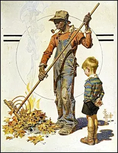 古老魔法师/20世纪初复古插画/艺术家J.C. Leyendecker绘画作品集/手绘写实