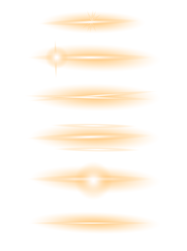 光效星光金色点光光晕炫光高光矢量光线