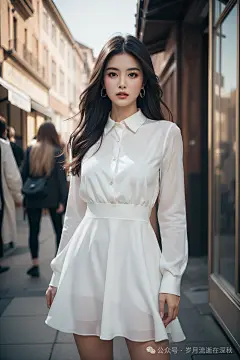 Ai绘画分享之时装模特
