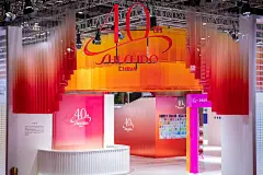 资生堂大型展会展台设计，更多高清无水印照片请关注@活动汪