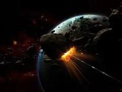 撞地球-科幻星球cg壁纸_高清图片