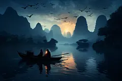 绝美桂林夜景桂林风景