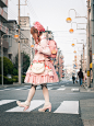 Pink Sweet Lolita with Pink Randoseru | 相片擁有者 sutible