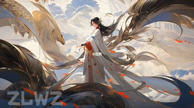 落霞与孤鹜齐飞，秋水共长天一色-花瓣网