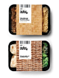 Delishop Take Away packaging designed by Enric Aguilera. "The new line of prepared dishes 'Take Away' for Delishop based on the concept 'urban picnic' is presented as a fun option to consume the products from different points of Barcelona."