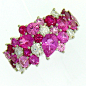 Mark Patterson ring: Saphhires, rubies, diamonds.