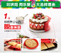 LEKUE/乐葵 蛋糕模具迷你6连模戚风蛋糕模具烘焙工具硅胶模具家用-tmall.com天猫